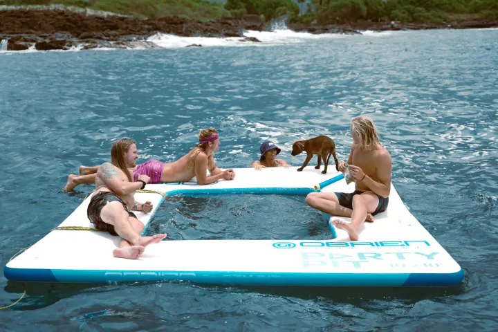 Our large water float for Kona Snorkel Tours